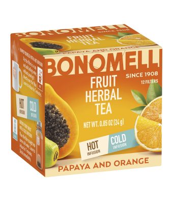 Bonomelli Fruit Herbal Teas PAPAYA AND ORANGE