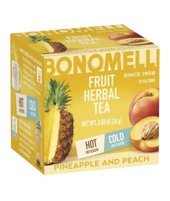 Bonomelli Fruit Herbal Teas PINEAPPLE AND PEACH