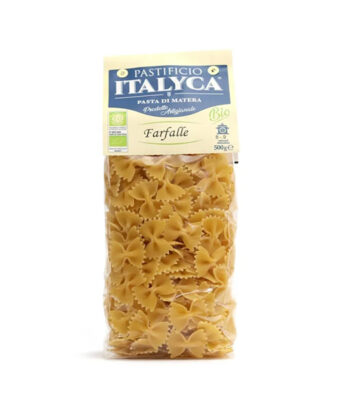 Organic dry pasta Farfalle - Italian Pasta