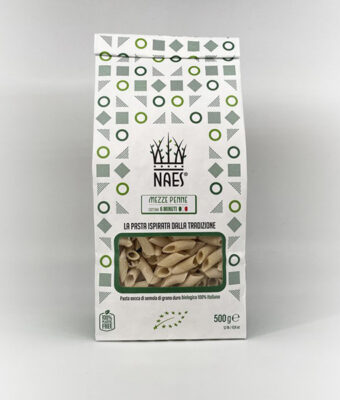 Mezze penne - organic durum wheat pasta 100% Italian