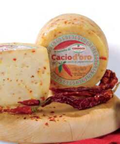 Cacio d'oro with chilli pepper