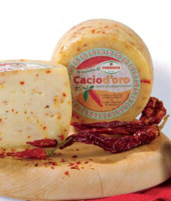 Cacio d'oro with chilli pepper