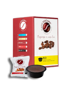 Caffè capsules compatible with Lavazza A Modo Mio Coffee Machines BROWN Quality Blend