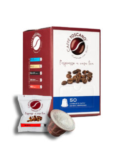 Caffè capsules compatible with Nespresso® coffee machines - Blend RED Quality