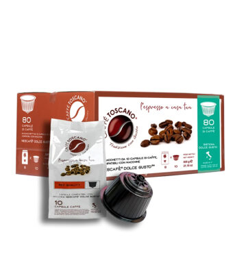 Caffè Toscano Capsules Compatible with Nescafè®* Dolce Gusto®* Coffee Machines RED Quality Blend (Copy)