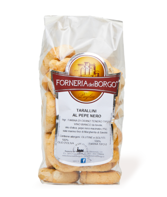 Black Pepper Tarallini 400gr