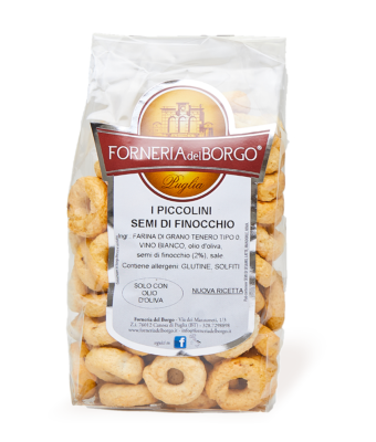 Fennel Seeds Taralli 400gr - The Little Ones