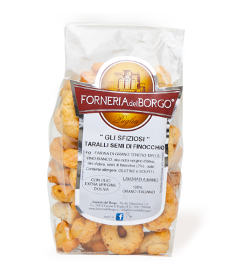Fennel Seed Tarallini 400gr - The Tasty Ones